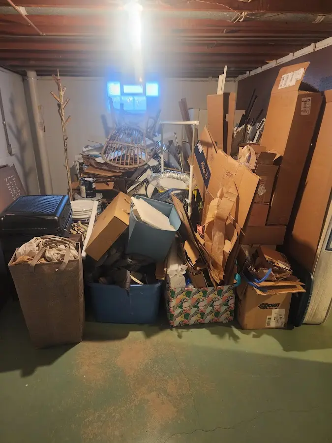 Roll-off dumpster container at job site for 2 Yard Dumpster Rental in Lower Heidelberg